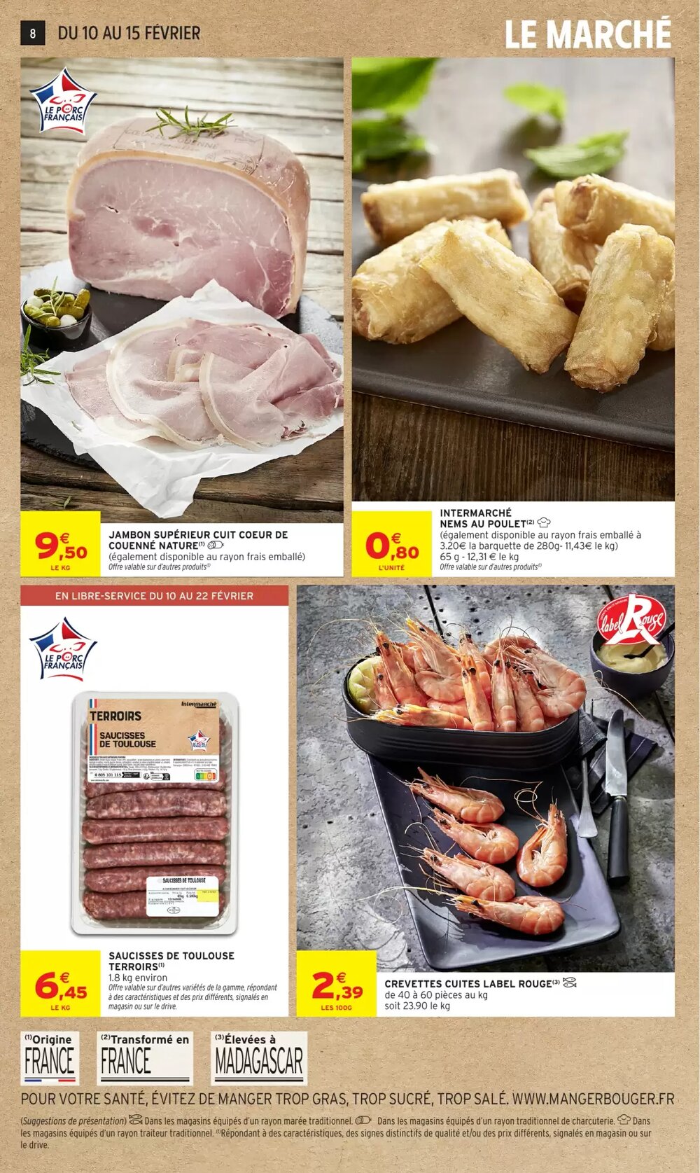 Prospectus promotionnel Intermarché valable à partir du 10/02/2026 - Page 8.