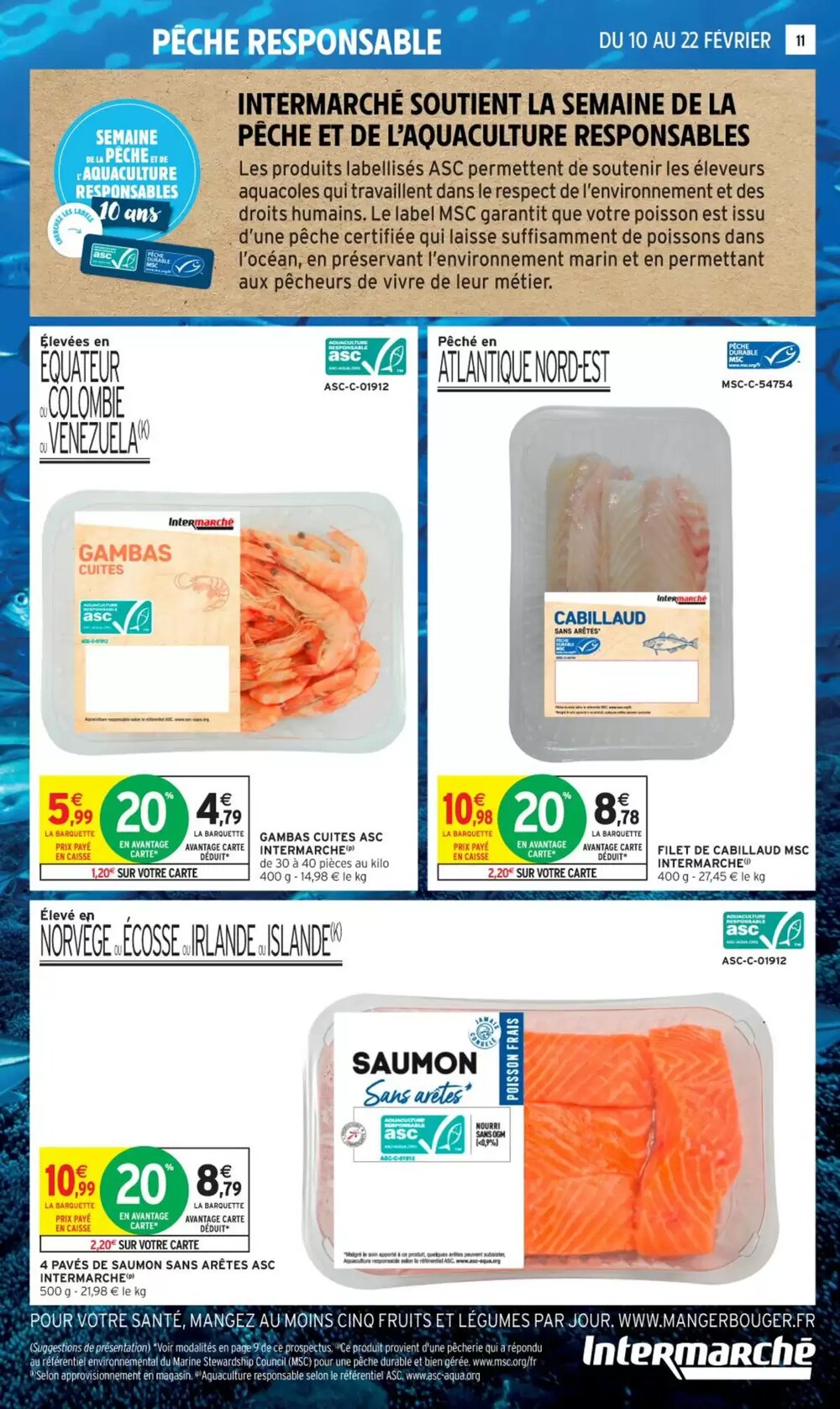 Prospectus promotionnel Intermarché valable à partir du 10/02/2026 - Page 11.