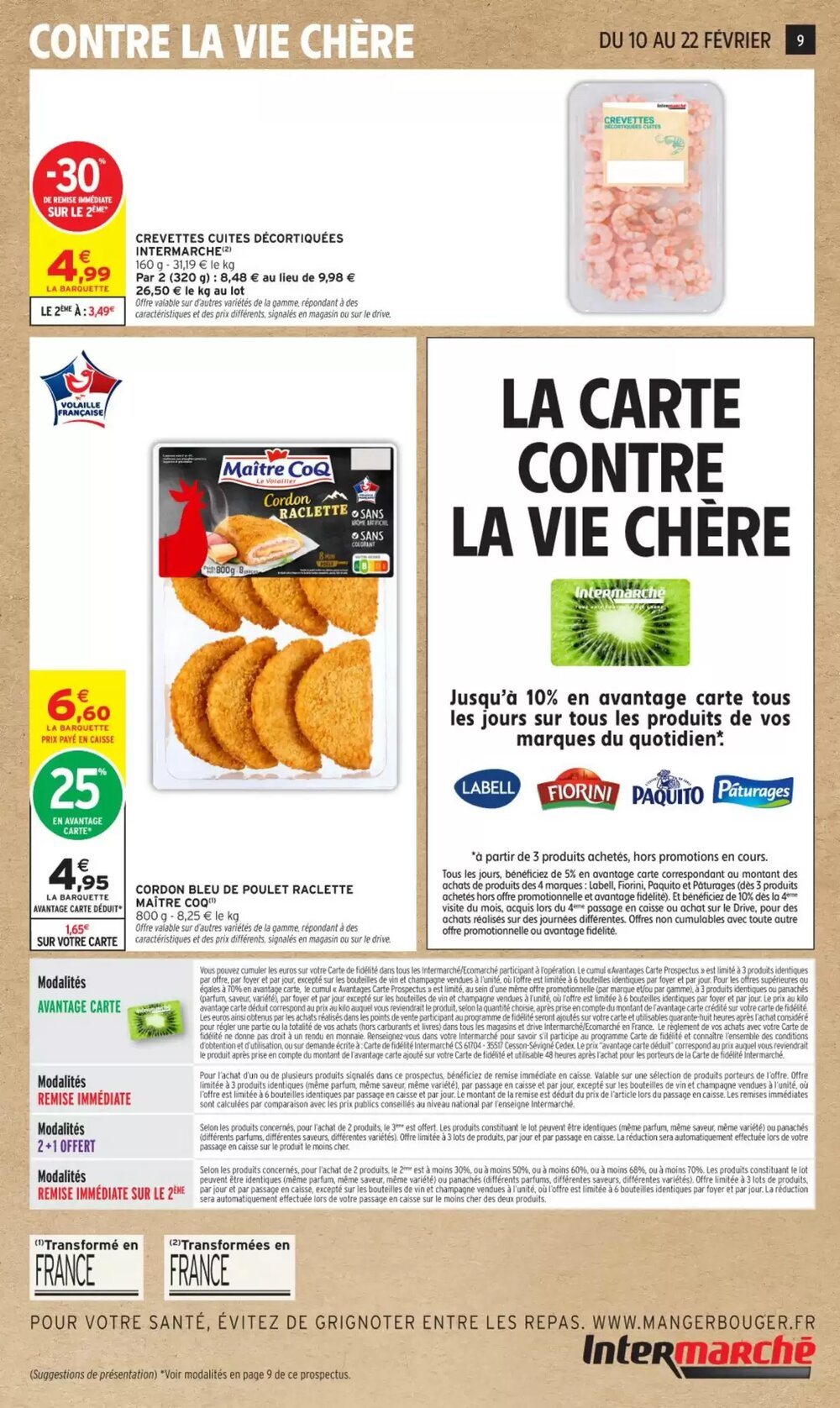 Prospectus promotionnel Intermarché valable à partir du 10/02/2026 - Page 9.
