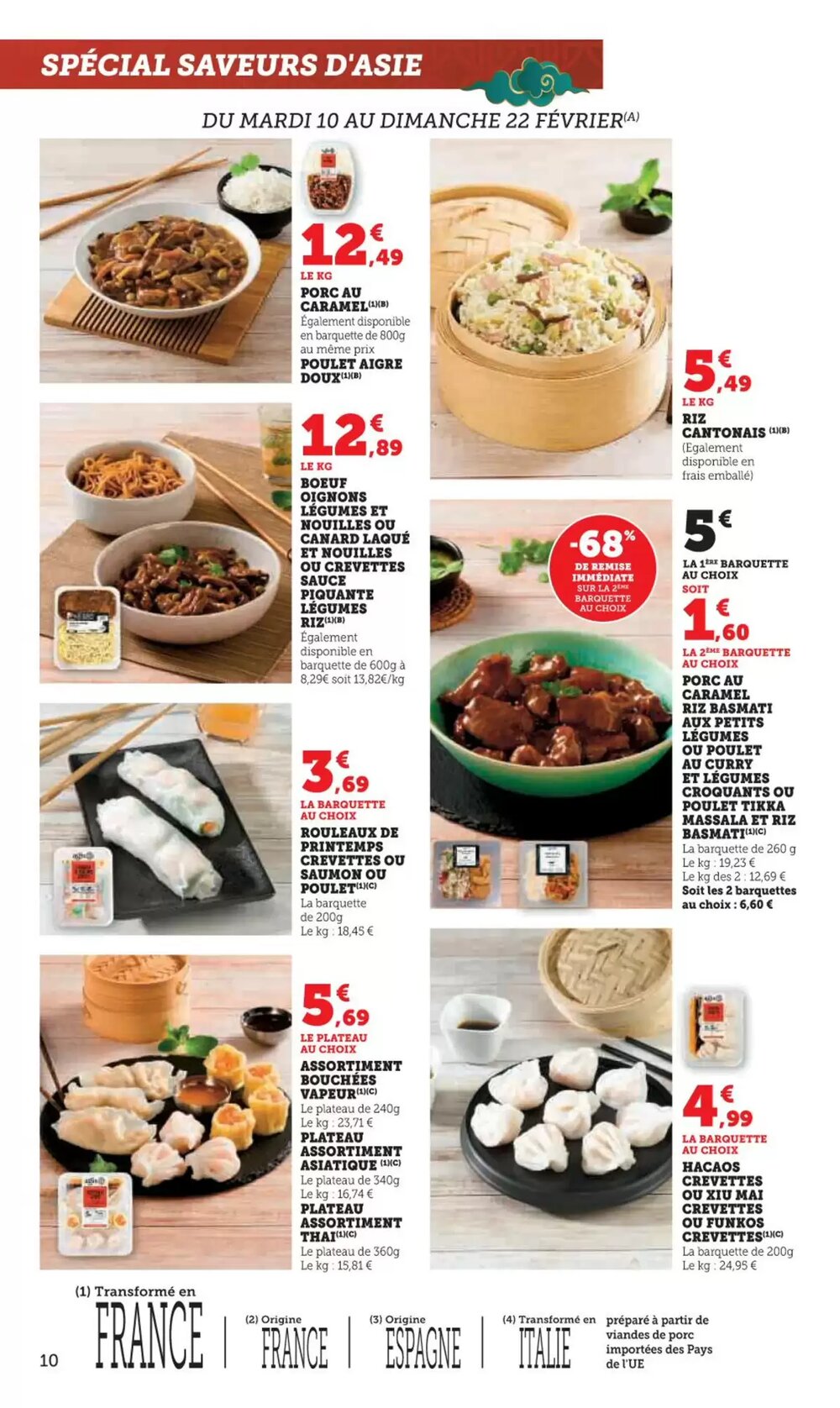 Prospectus promotionnel Hyper U valable à partir du 10/02/2026 - Page 10.