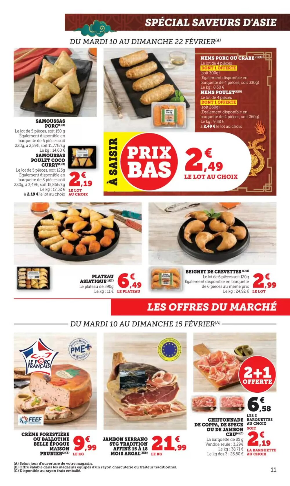 Prospectus promotionnel Hyper U valable à partir du 10/02/2026 - Page 11.