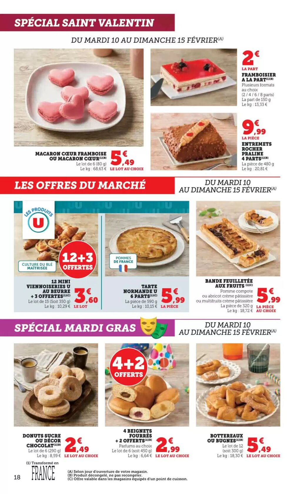 Prospectus promotionnel Hyper U valable à partir du 10/02/2026 - Page 18.