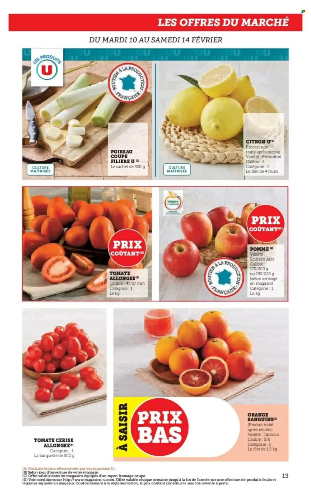 Prospectus promotionnel Super U valable à partir du 10/02/2026 - Page 14.