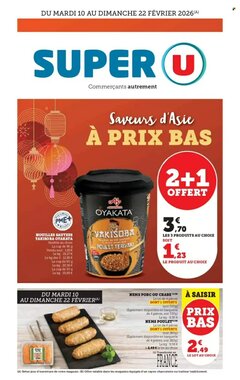 Prospectus promotionnel Super U valable à partir du 10/02/2026