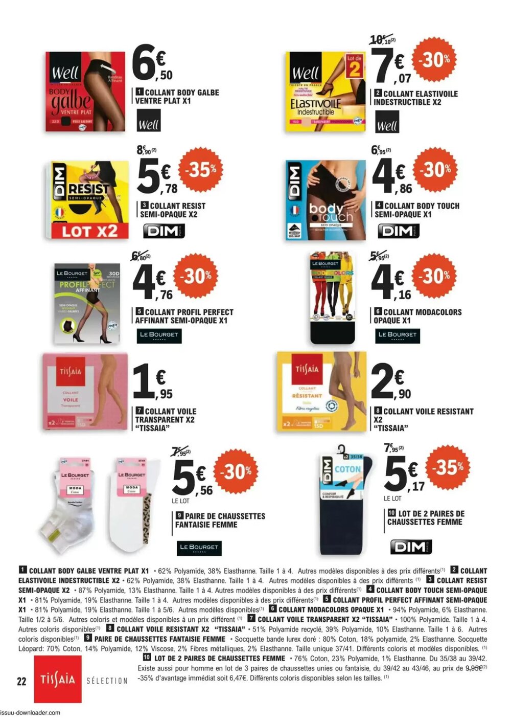 Prospectus promotionnel E.Leclerc valable à partir du 10/02/2026 - Page 22.