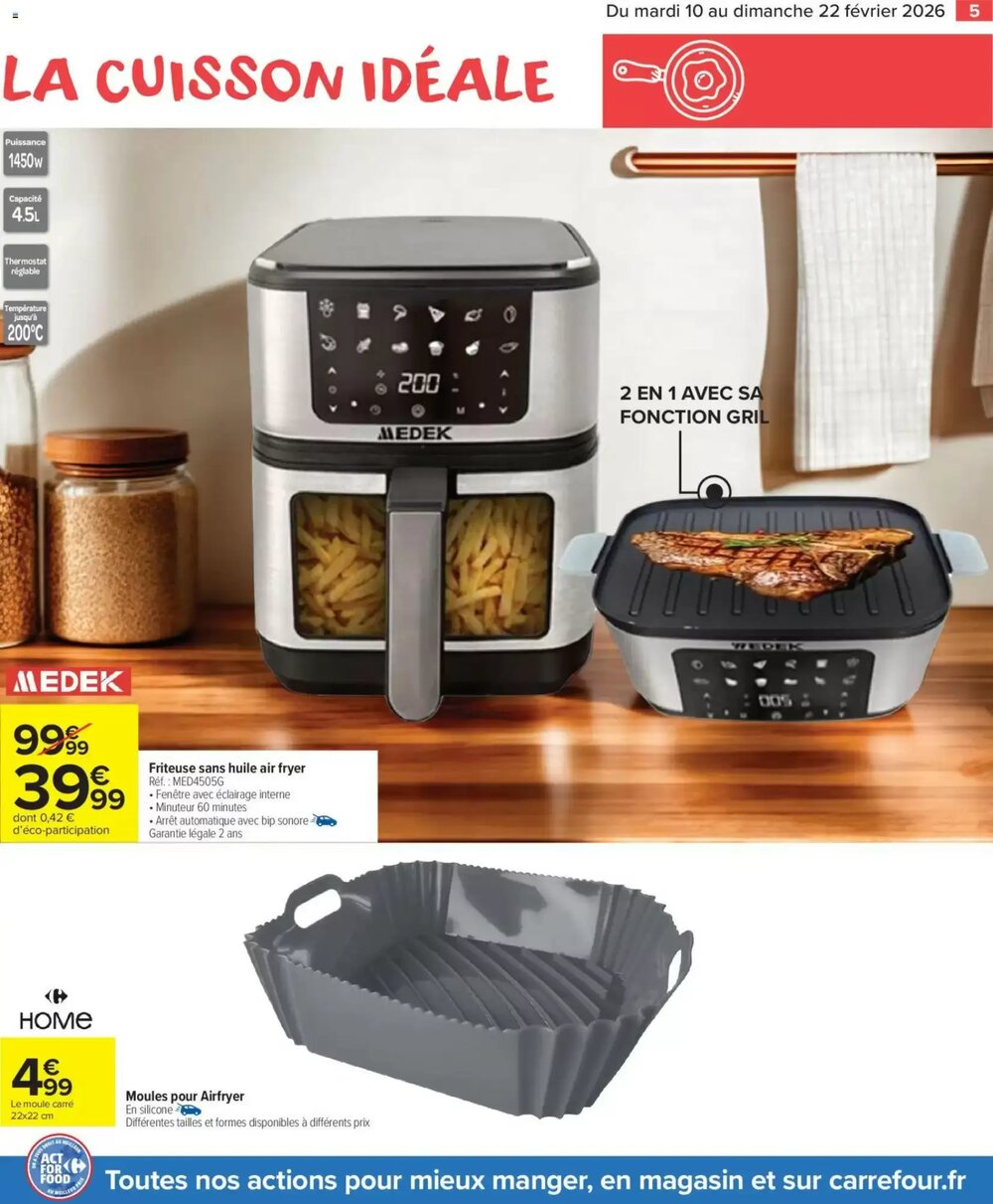 Prospectus promotionnel Carrefour Market valable à partir du 10/02/2026 - Page 5.