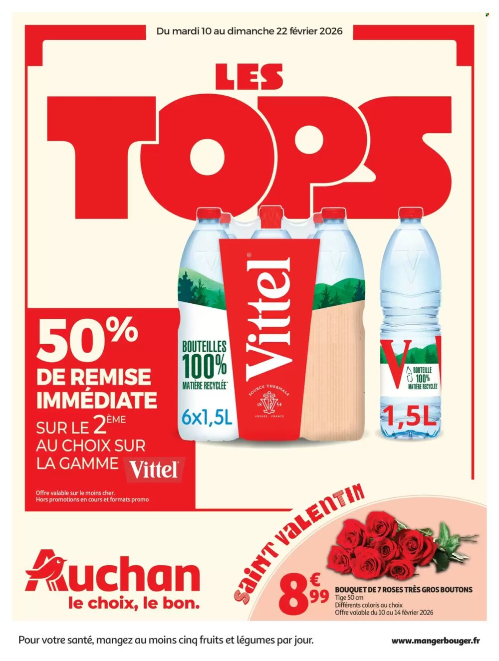 Prospectus promotionnel Auchan valable à partir du 10/02/2026 - Page 1.