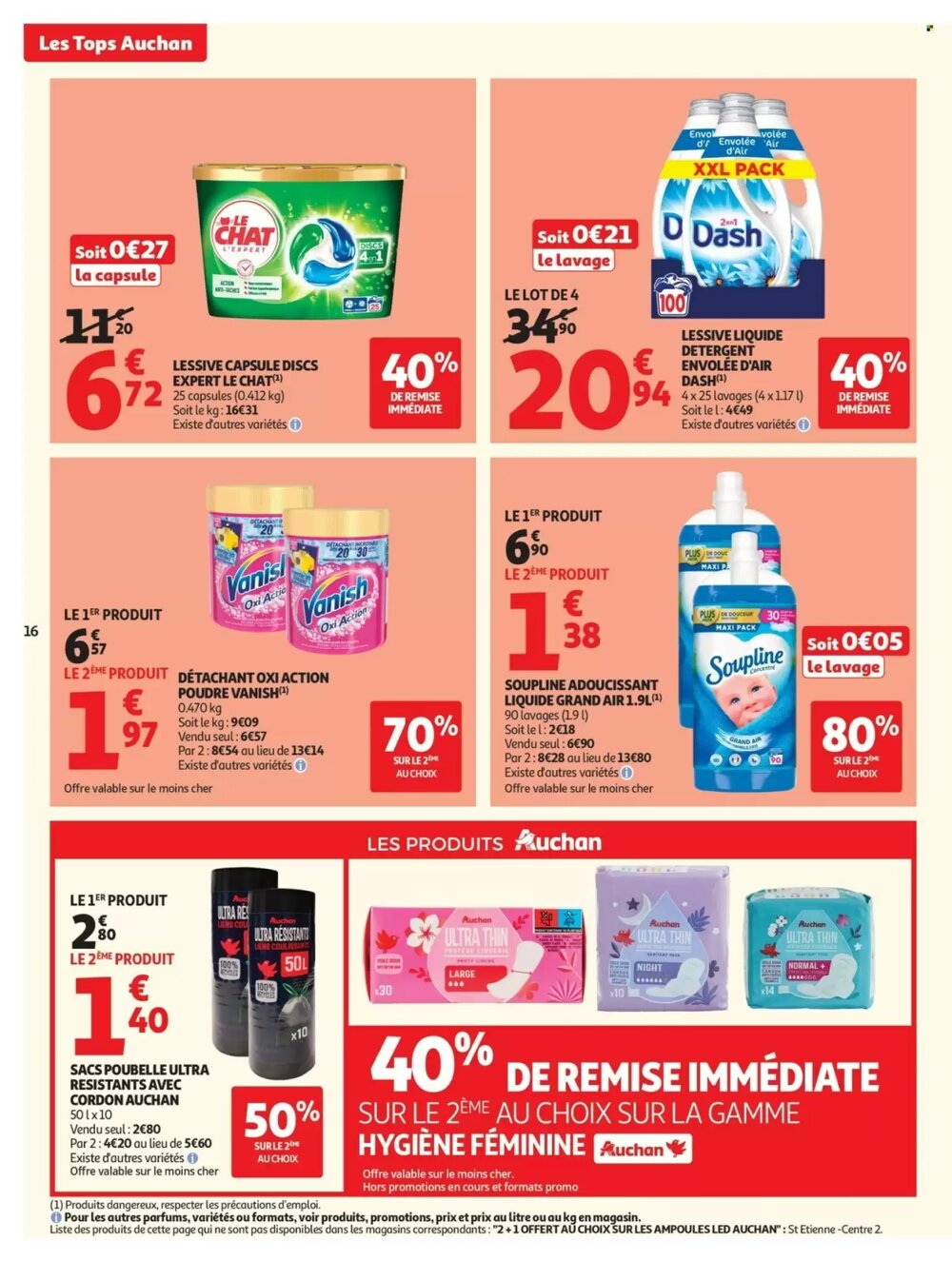 Prospectus promotionnel Auchan valable à partir du 10/02/2026 - Page 16.