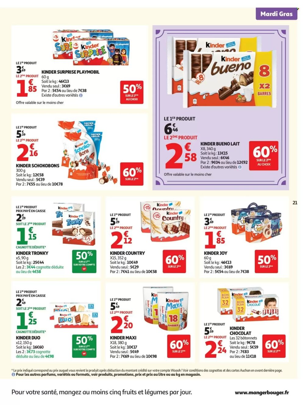 Prospectus promotionnel Auchan valable à partir du 10/02/2026 - Page 21.