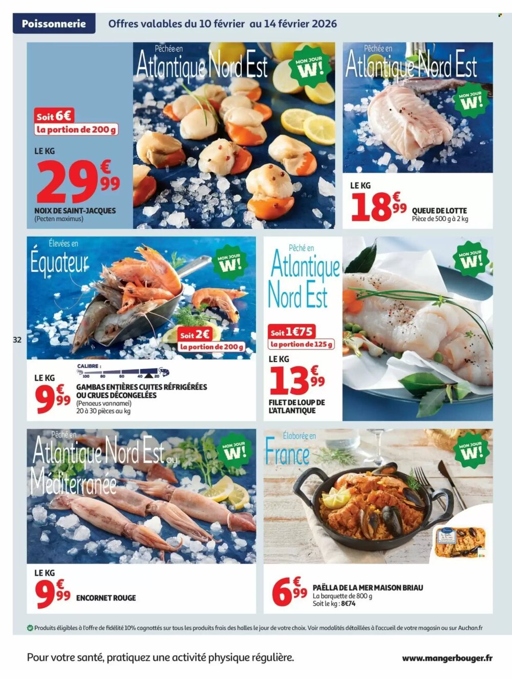 Prospectus promotionnel Auchan valable à partir du 10/02/2026 - Page 32.