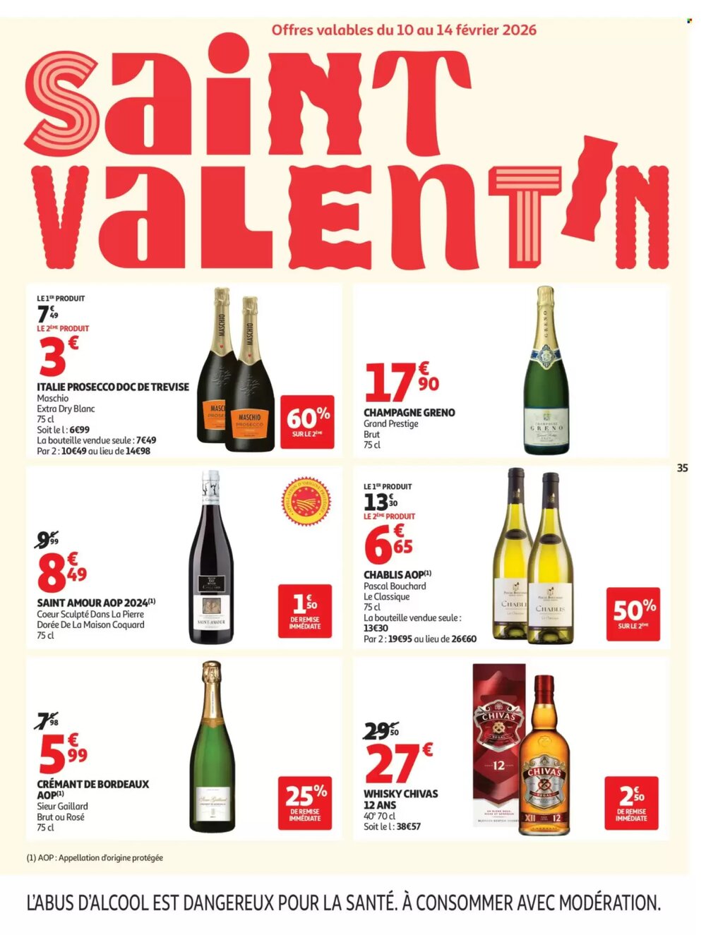 Prospectus promotionnel Auchan valable à partir du 10/02/2026 - Page 35.