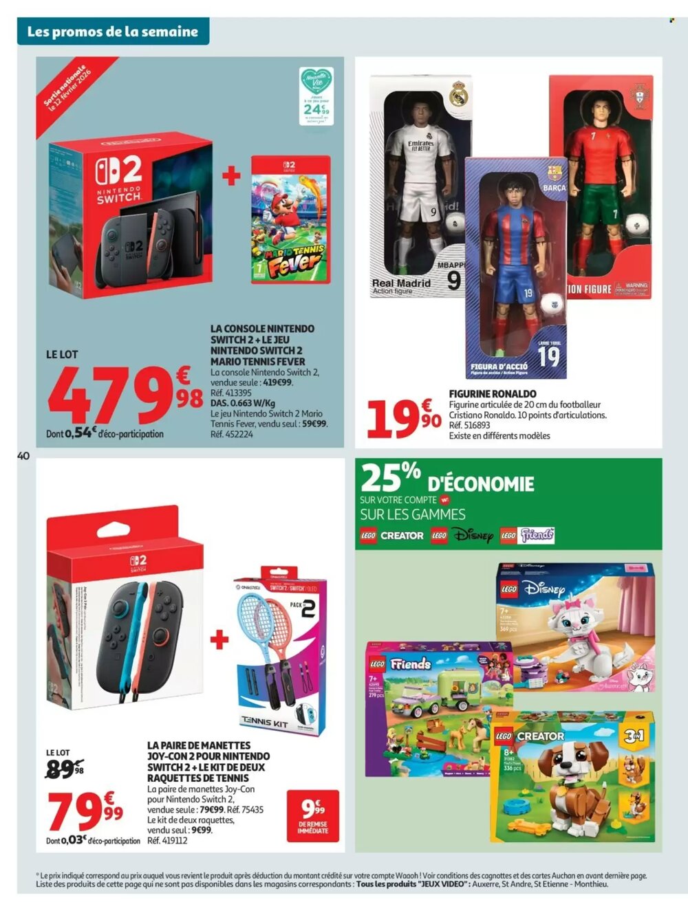 Prospectus promotionnel Auchan valable à partir du 10/02/2026 - Page 40.