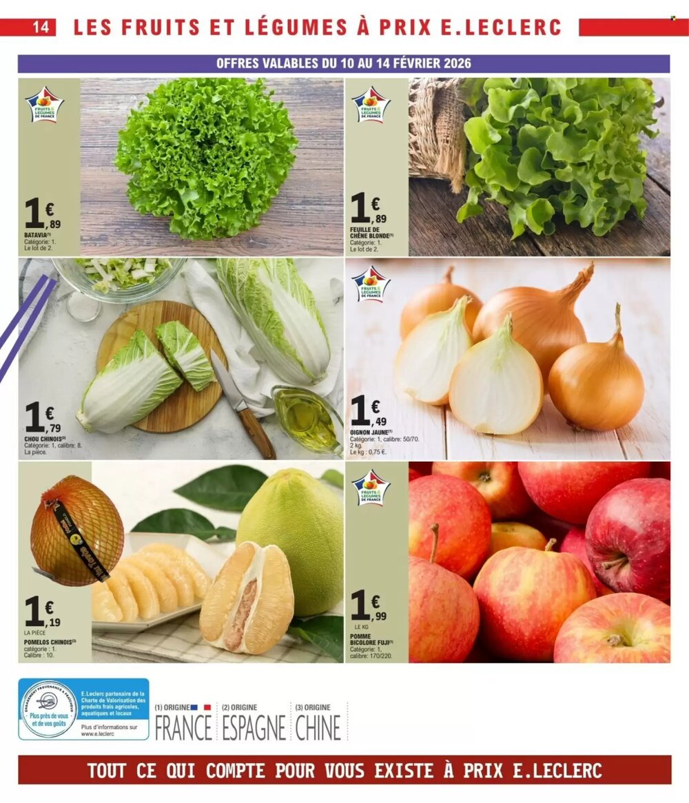 Prospectus promotionnel E.Leclerc valable à partir du 10/02/2026 - Page 14.