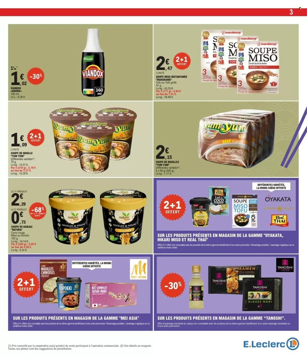 Prospectus promotionnel E.Leclerc valable à partir du 10/02/2026 - Page 3.