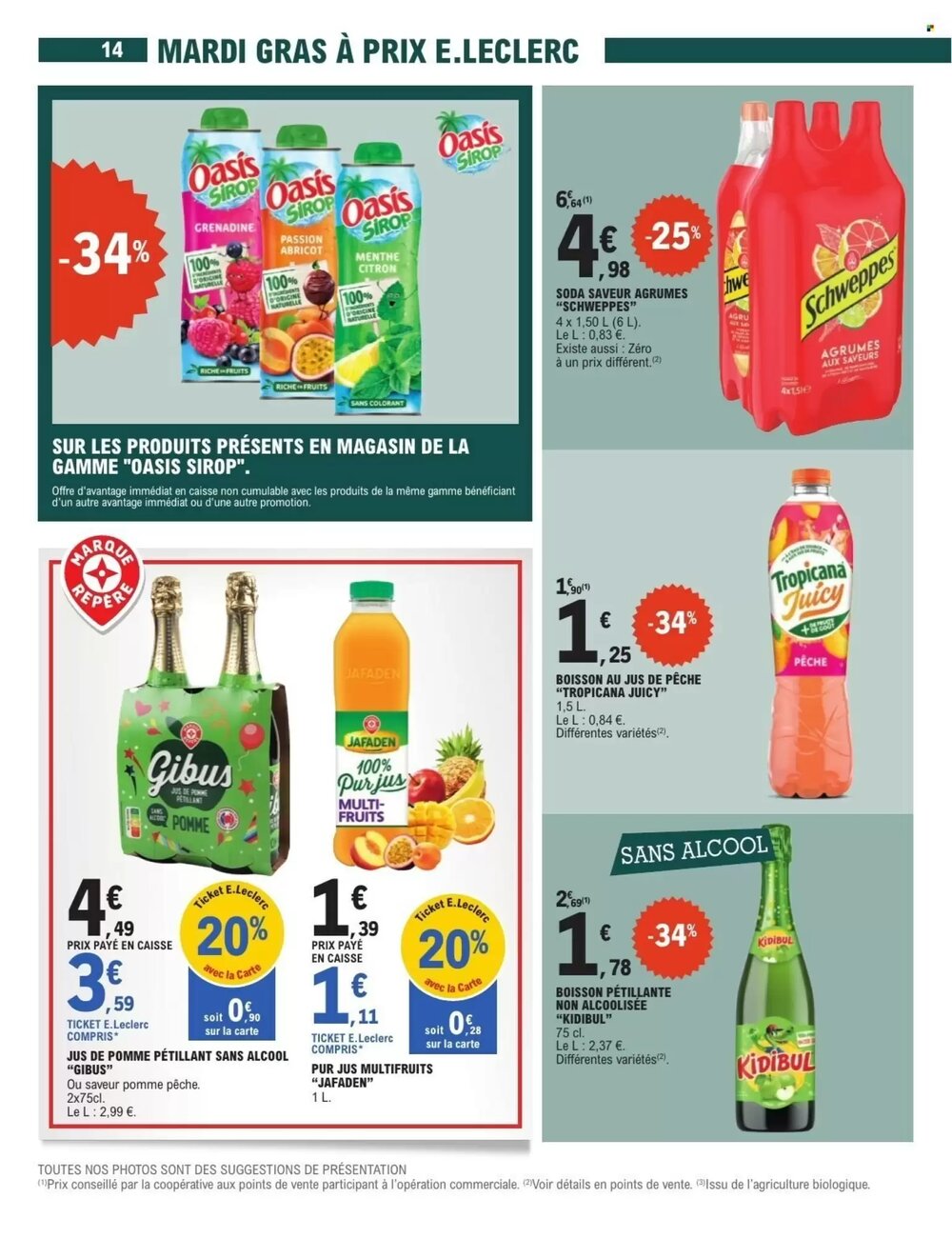 Prospectus promotionnel E.Leclerc valable à partir du 10/02/2026 - Page 14.
