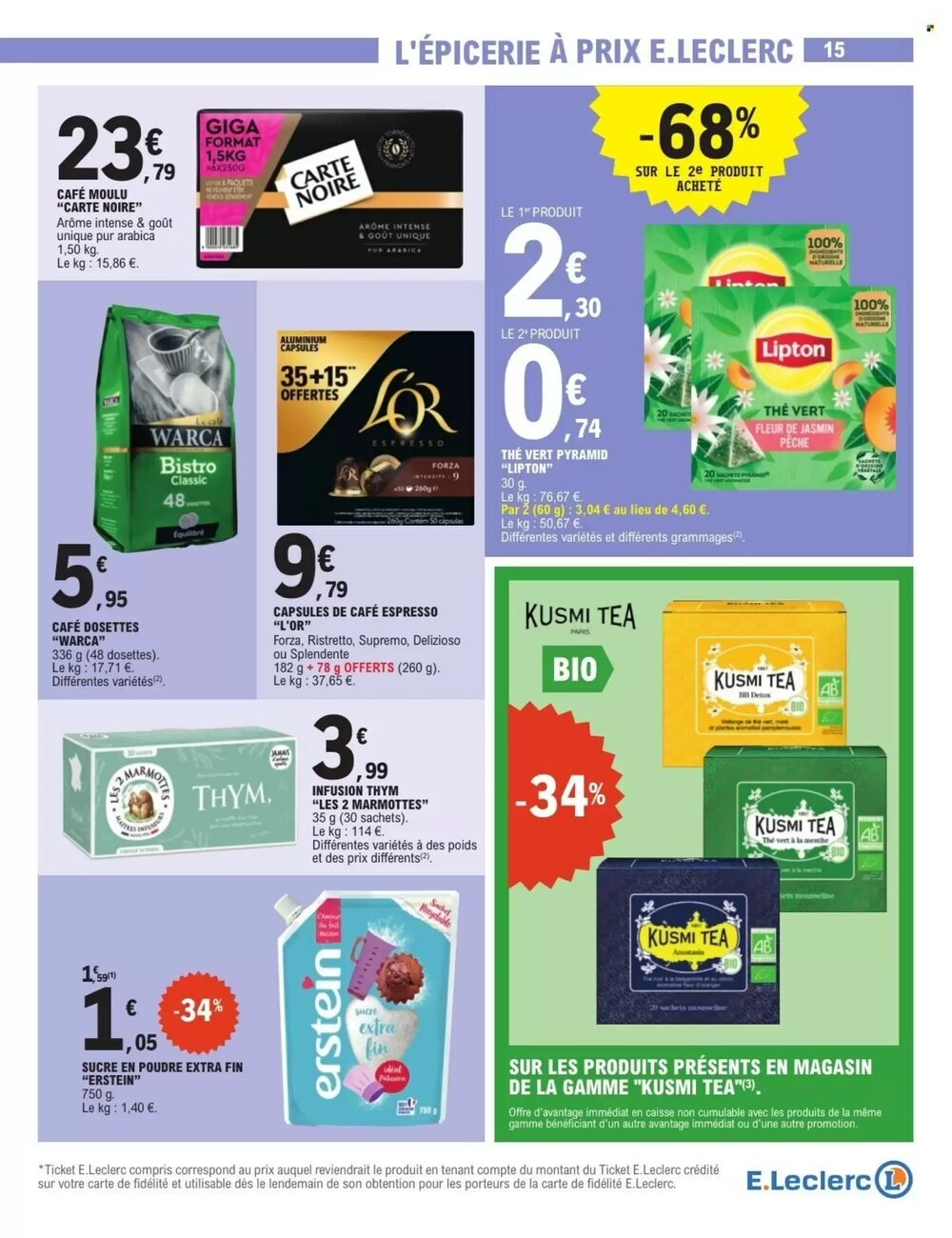 Prospectus promotionnel E.Leclerc valable à partir du 10/02/2026 - Page 15.