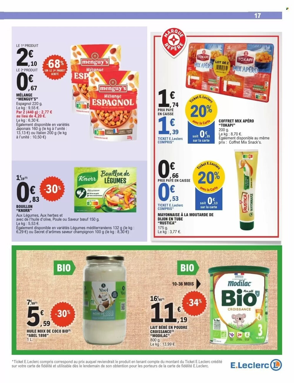 Prospectus promotionnel E.Leclerc valable à partir du 10/02/2026 - Page 17.