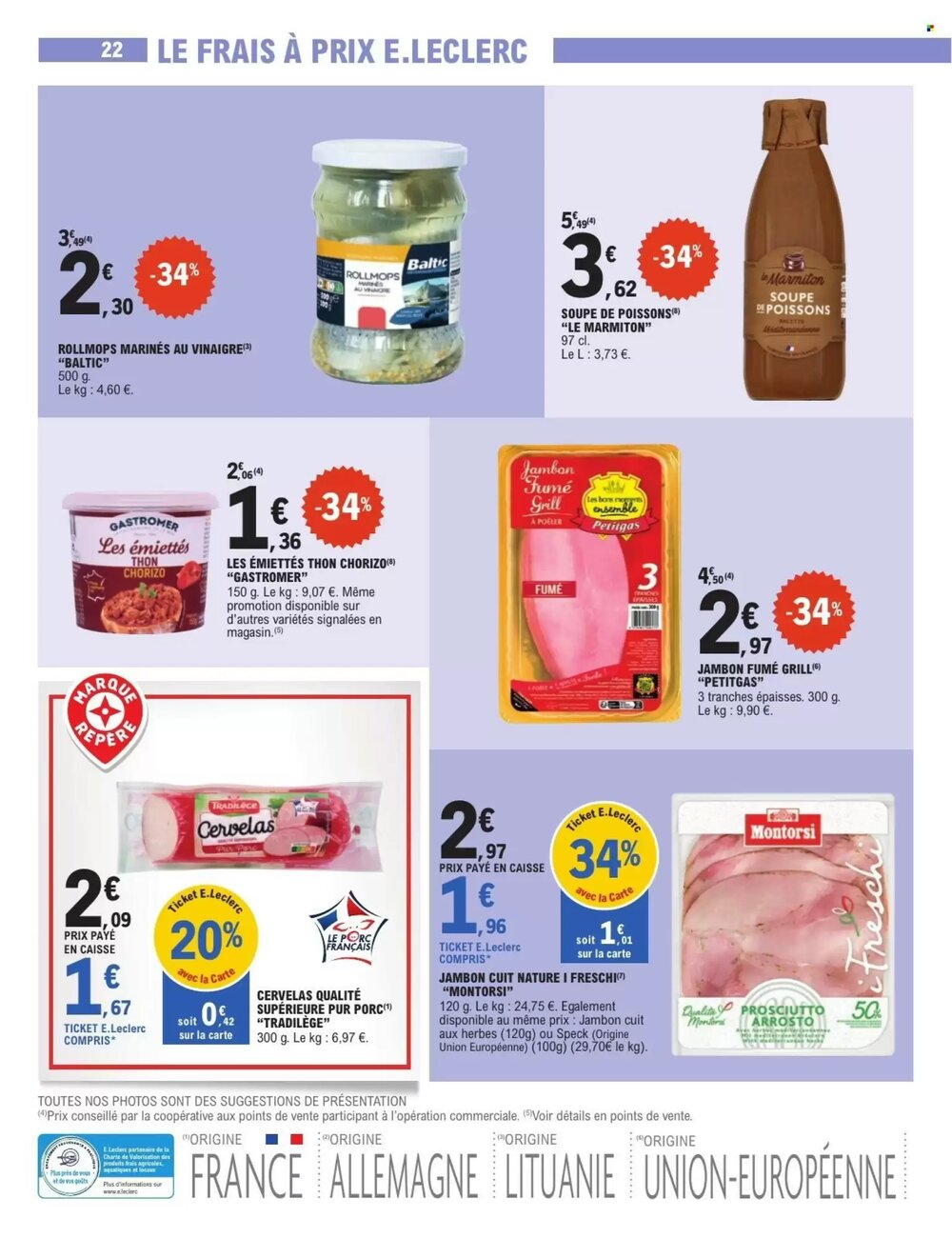 Prospectus promotionnel E.Leclerc valable à partir du 10/02/2026 - Page 22.