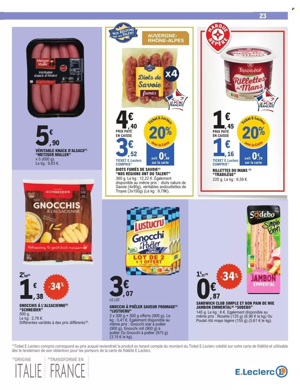 Prospectus promotionnel E.Leclerc valable à partir du 10/02/2026 - Page 23.