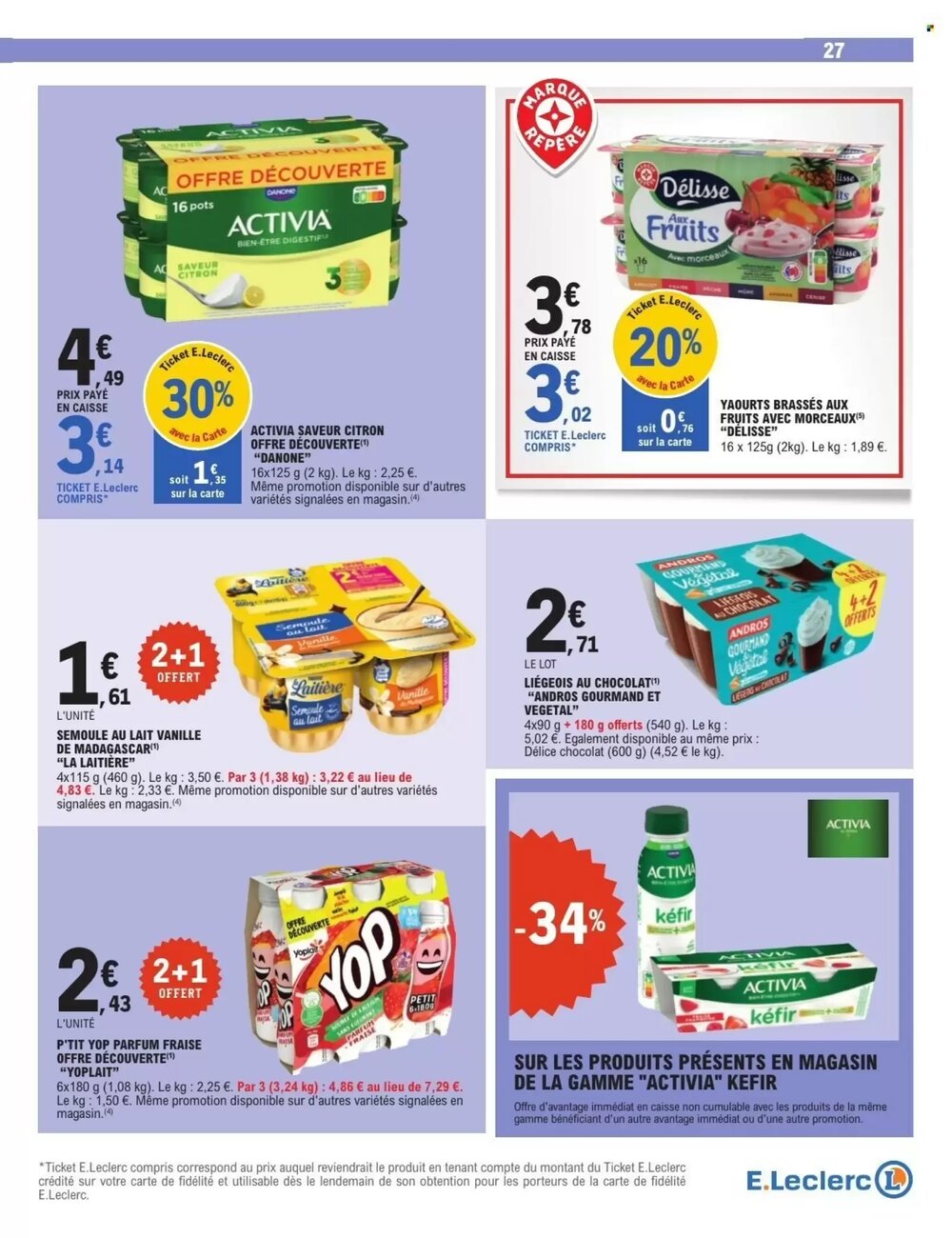 Prospectus promotionnel E.Leclerc valable à partir du 10/02/2026 - Page 27.