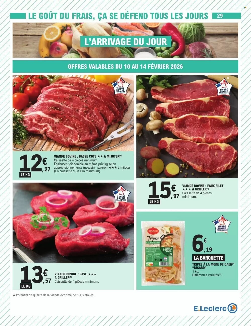 Prospectus promotionnel E.Leclerc valable à partir du 10/02/2026 - Page 29.