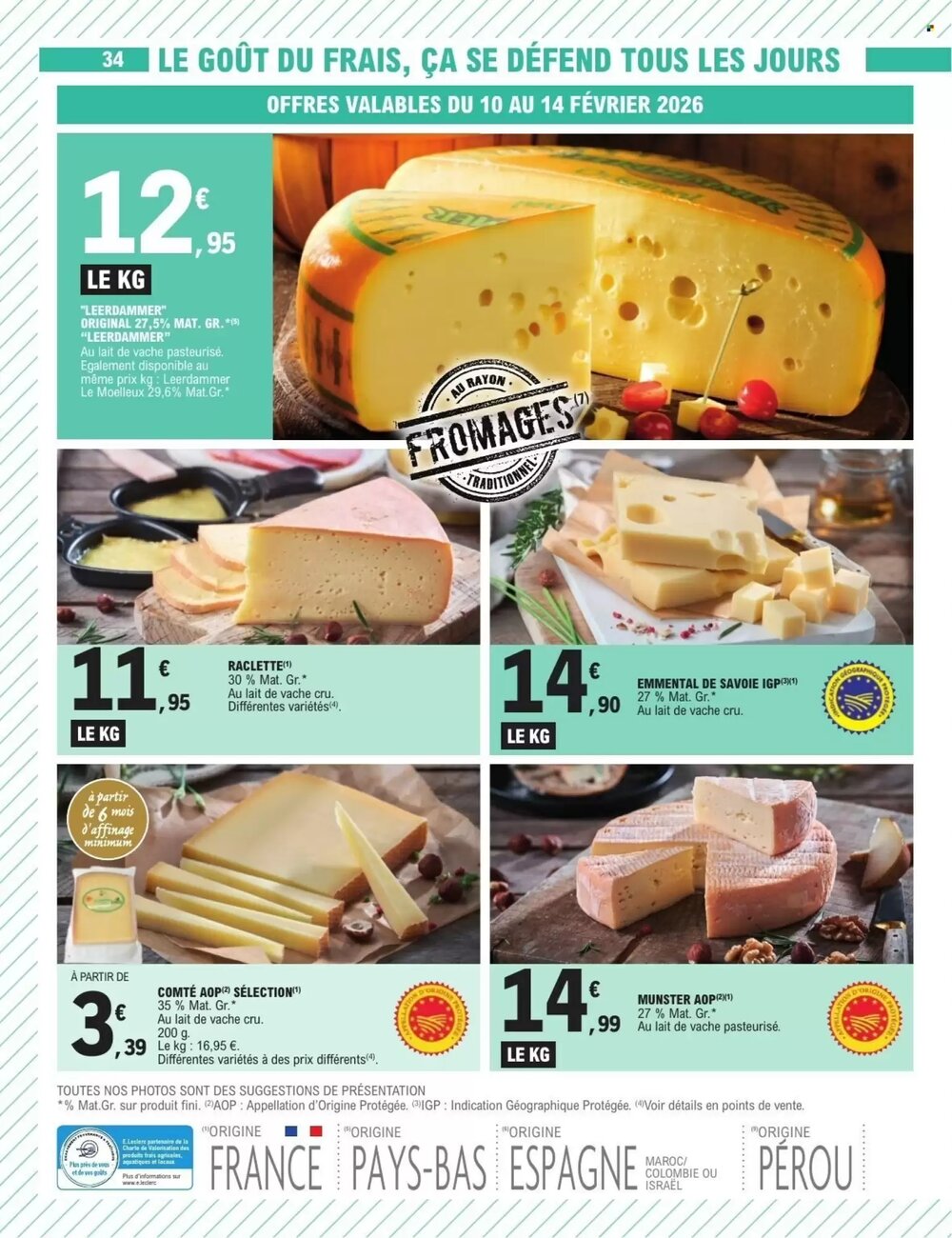 Prospectus promotionnel E.Leclerc valable à partir du 10/02/2026 - Page 34.