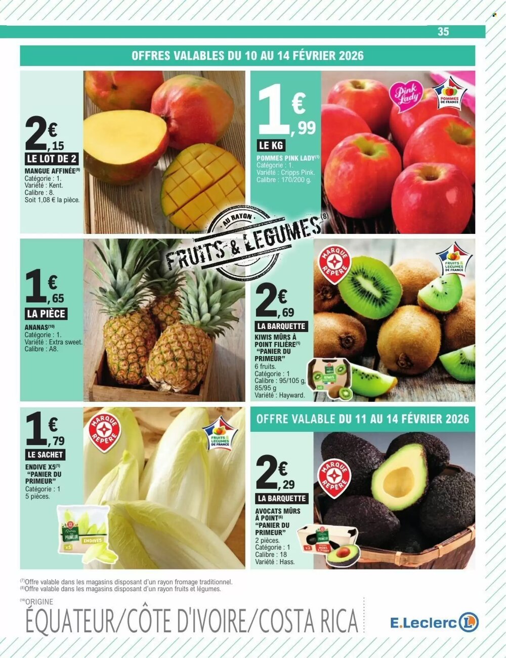 Prospectus promotionnel E.Leclerc valable à partir du 10/02/2026 - Page 35.