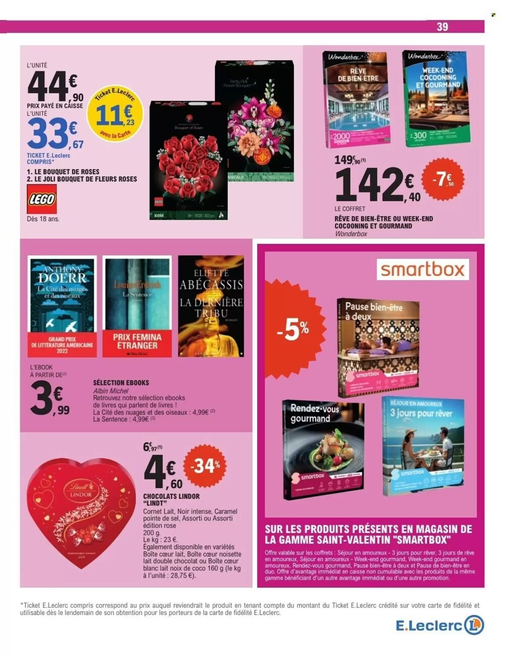 Prospectus promotionnel E.Leclerc valable à partir du 10/02/2026 - Page 39.
