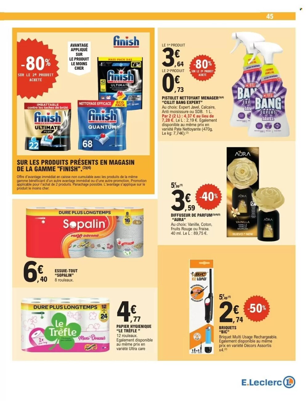 Prospectus promotionnel E.Leclerc valable à partir du 10/02/2026 - Page 45.