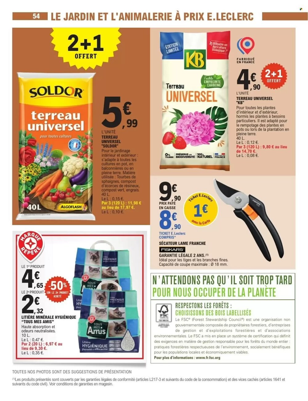 Prospectus promotionnel E.Leclerc valable à partir du 10/02/2026 - Page 54.
