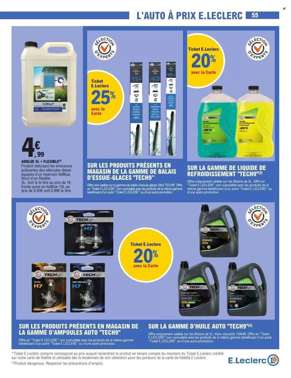 Prospectus promotionnel E.Leclerc valable à partir du 10/02/2026 - Page 55.