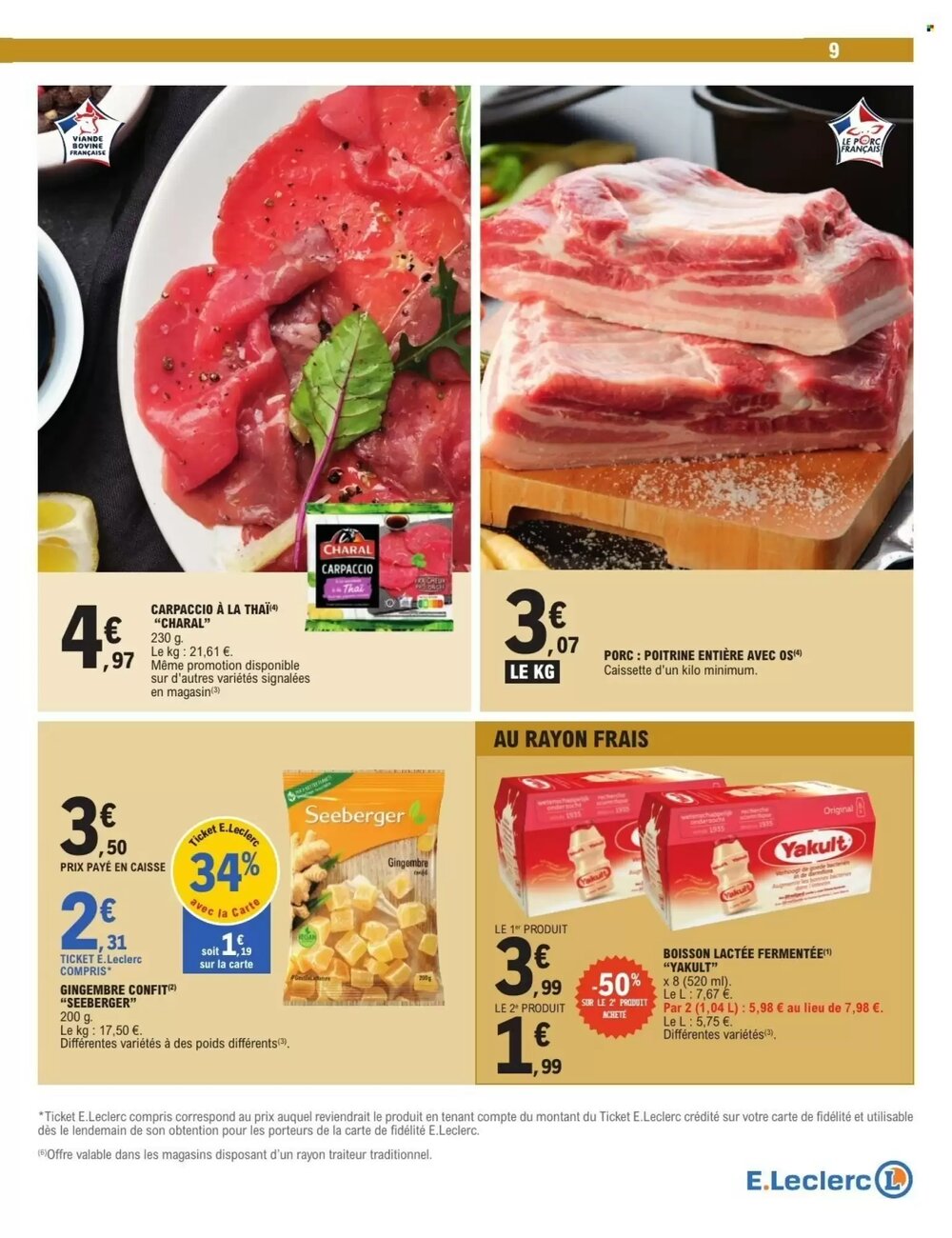 Prospectus promotionnel E.Leclerc valable à partir du 10/02/2026 - Page 9.