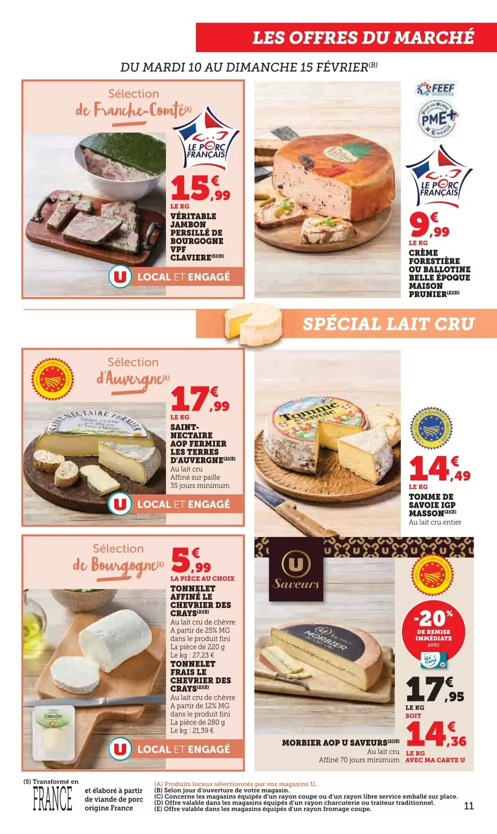 Prospectus promotionnel U Express valable à partir du 10/02/2026 - Page 11.