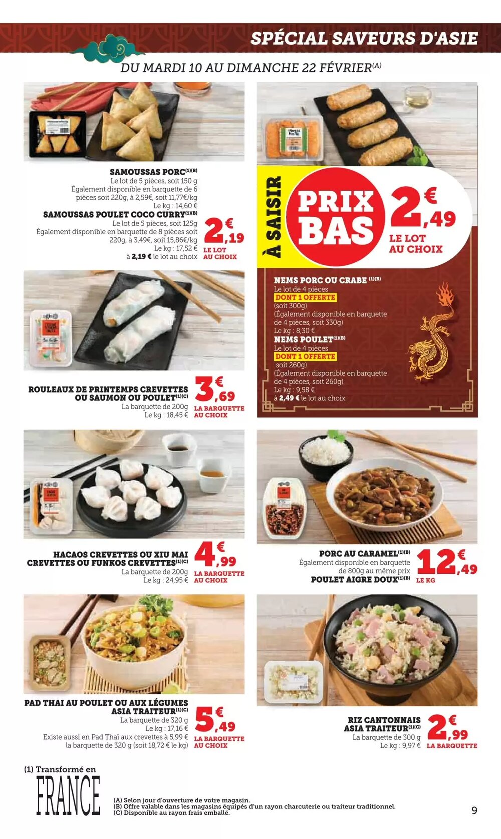 Prospectus promotionnel U Express valable à partir du 10/02/2026 - Page 9.