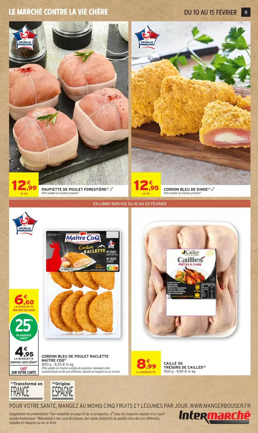 Prospectus promotionnel Intermarché valable à partir du 10/02/2026 - Page 11.