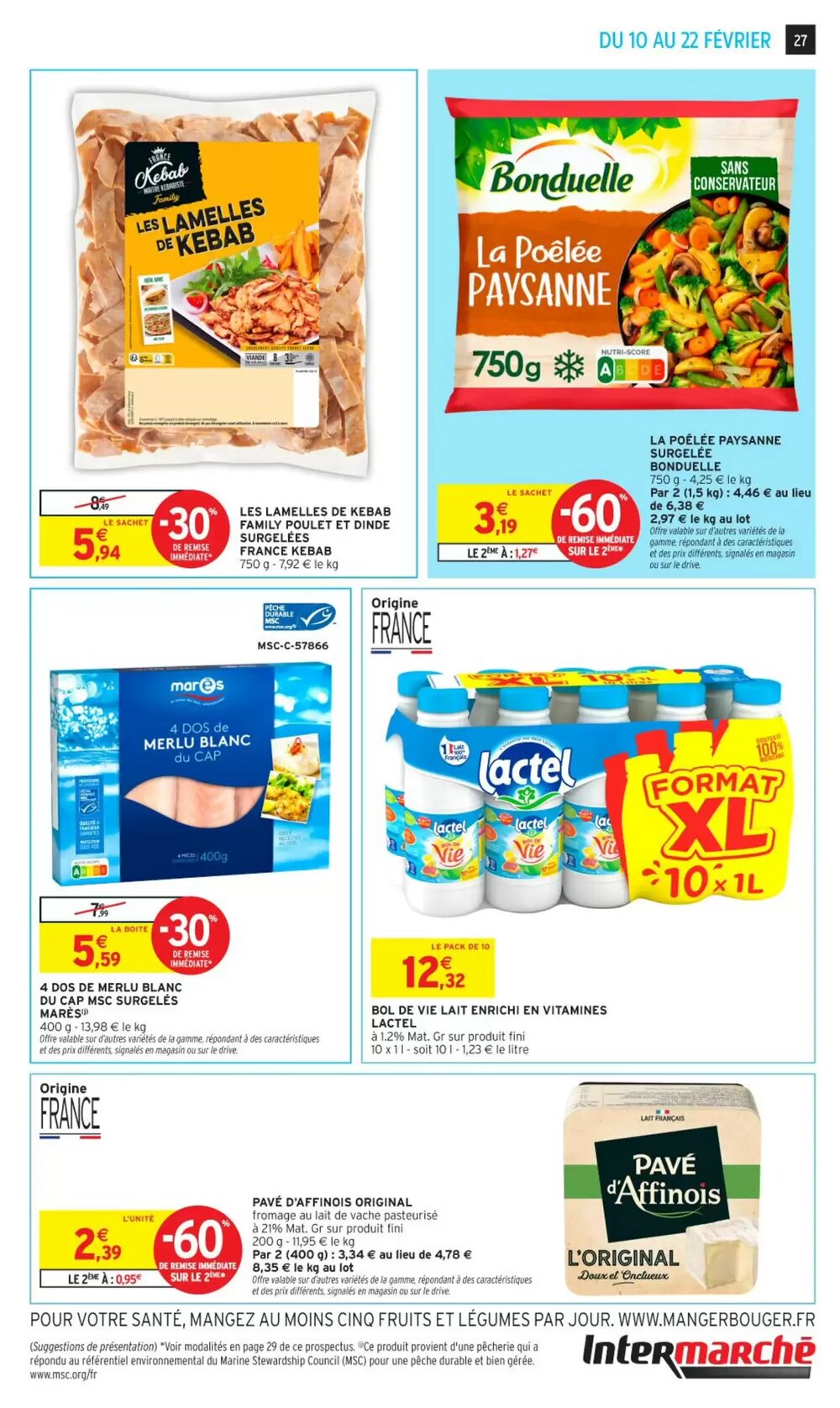 Prospectus promotionnel Intermarché valable à partir du 10/02/2026 - Page 27.