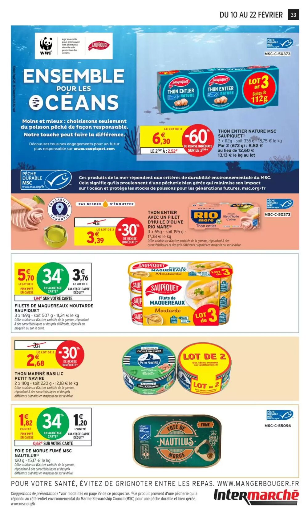 Prospectus promotionnel Intermarché valable à partir du 10/02/2026 - Page 33.
