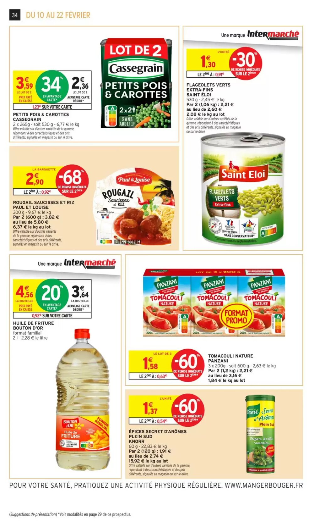 Prospectus promotionnel Intermarché valable à partir du 10/02/2026 - Page 34.