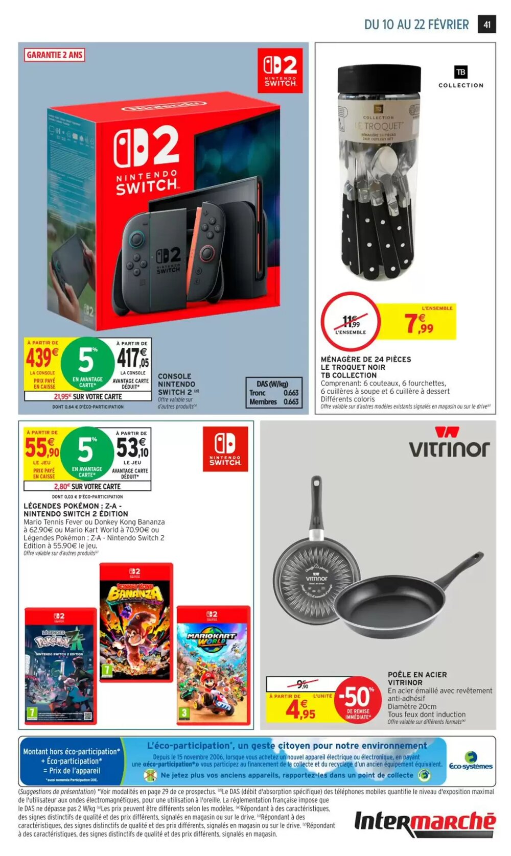 Prospectus promotionnel Intermarché valable à partir du 10/02/2026 - Page 41.
