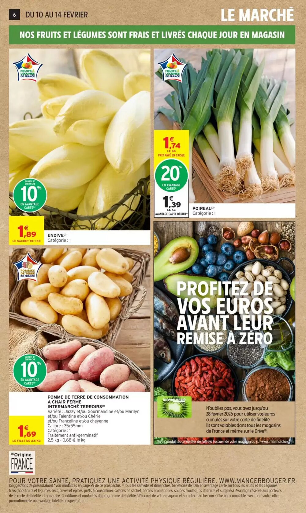 Prospectus promotionnel Intermarché valable à partir du 10/02/2026 - Page 6.