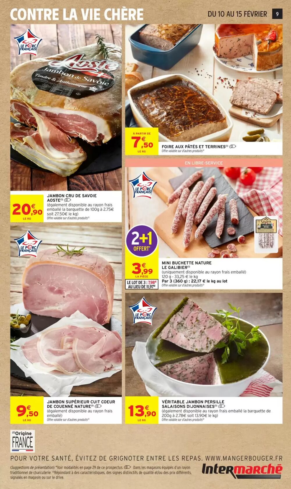 Prospectus promotionnel Intermarché valable à partir du 10/02/2026 - Page 9.