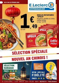 Prospectus promotionnel E.Leclerc valable à partir du 10/02/2026