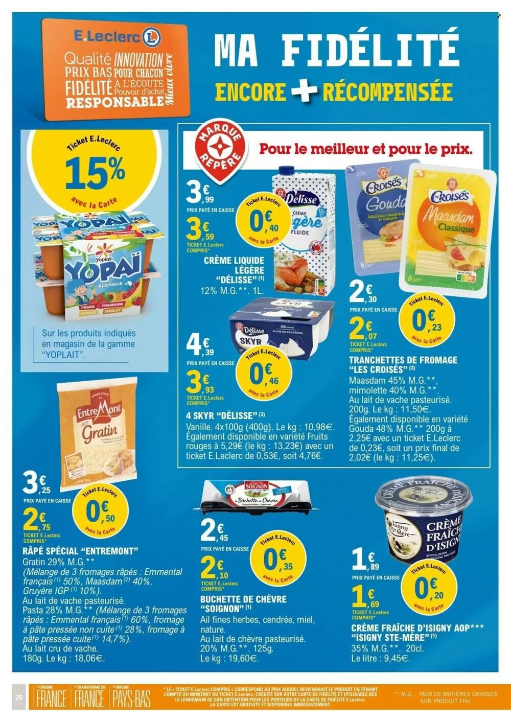Prospectus promotionnel E.Leclerc valable à partir du 10/02/2026 - Page 26.