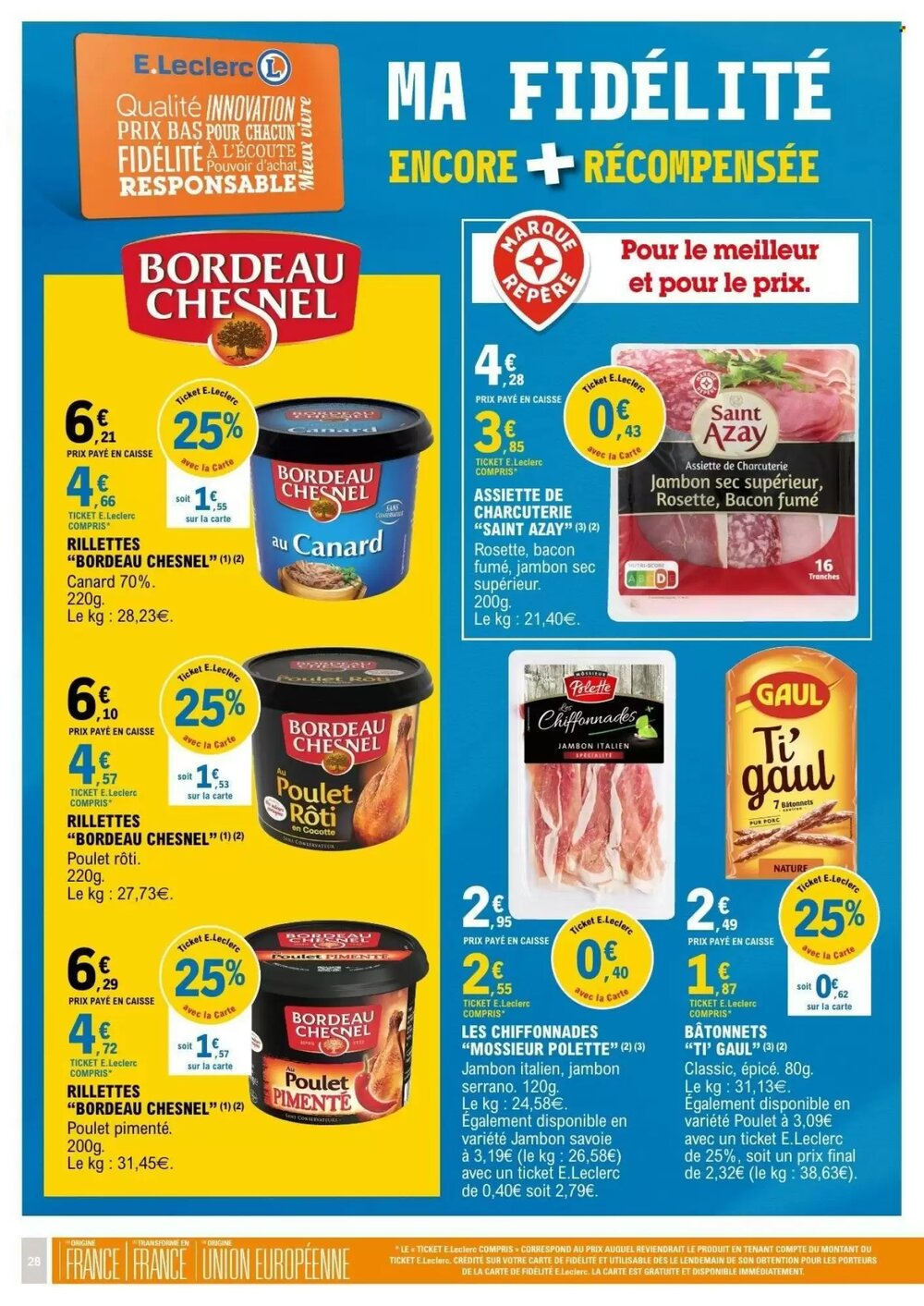Prospectus promotionnel E.Leclerc valable à partir du 10/02/2026 - Page 28.