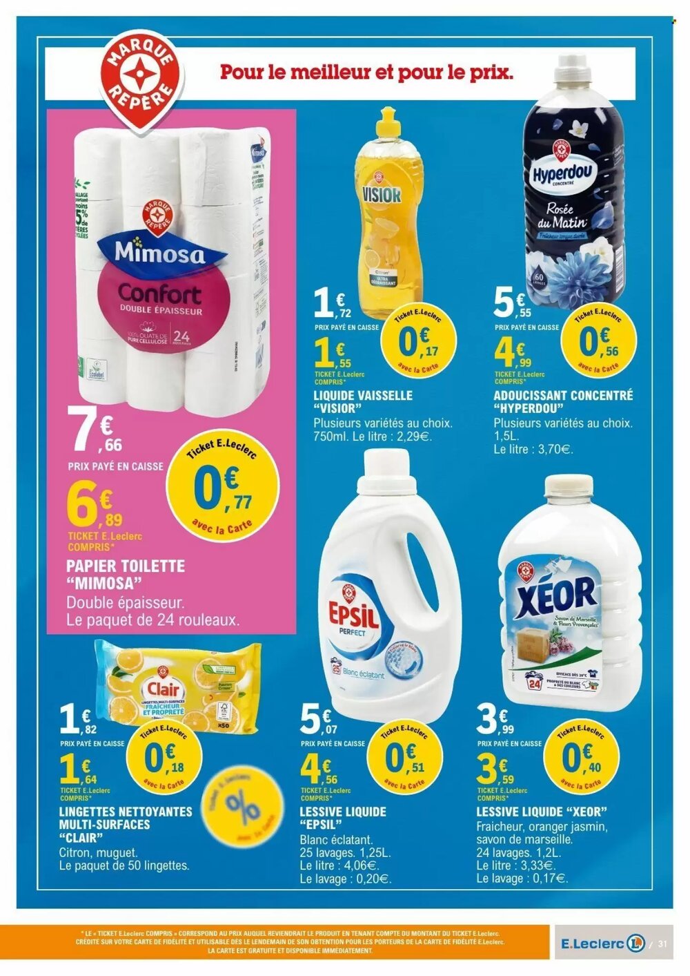 Prospectus promotionnel E.Leclerc valable à partir du 10/02/2026 - Page 31.