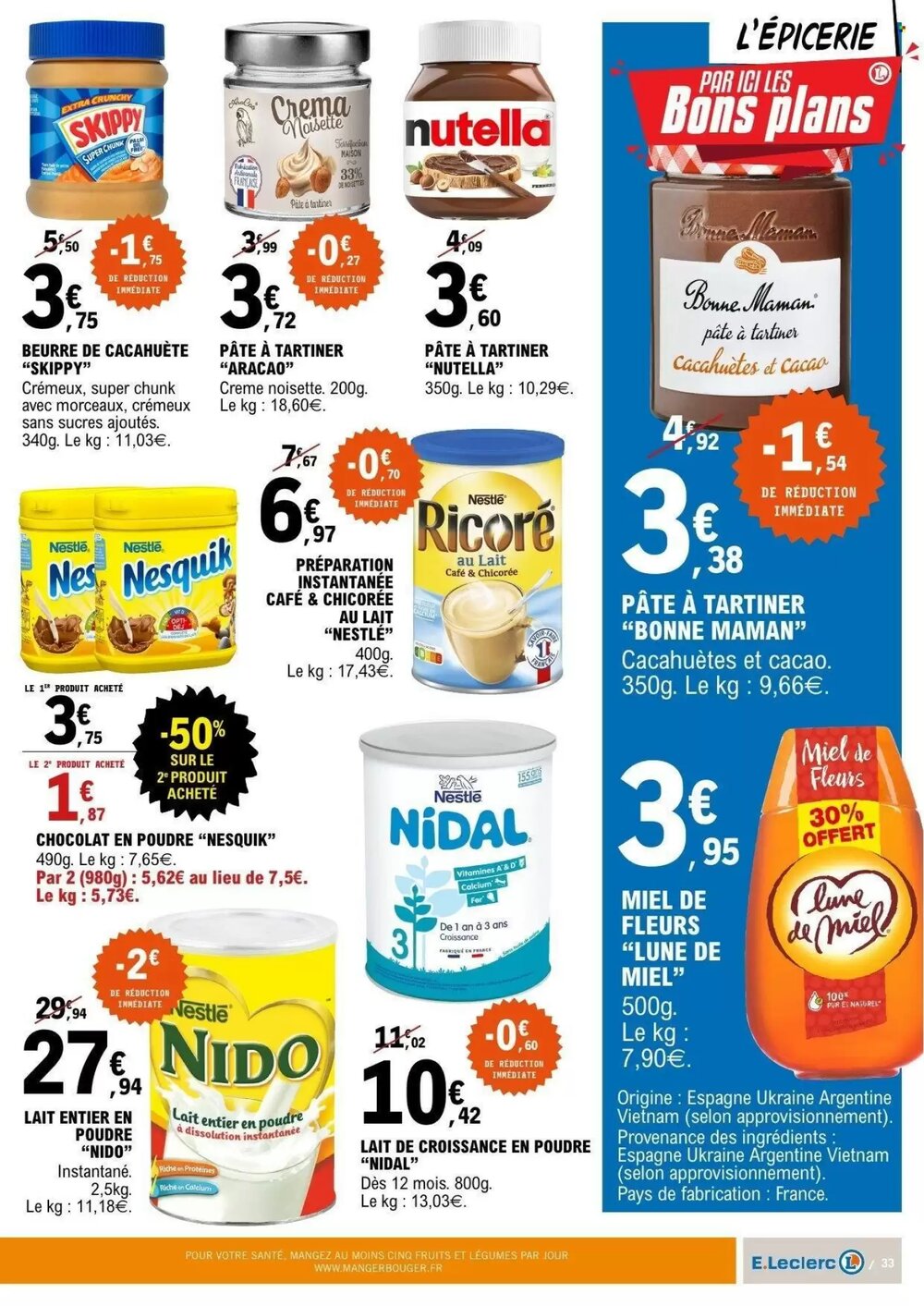 Prospectus promotionnel E.Leclerc valable à partir du 10/02/2026 - Page 33.