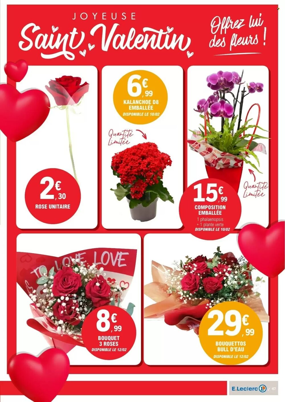 Prospectus promotionnel E.Leclerc valable à partir du 10/02/2026 - Page 47.