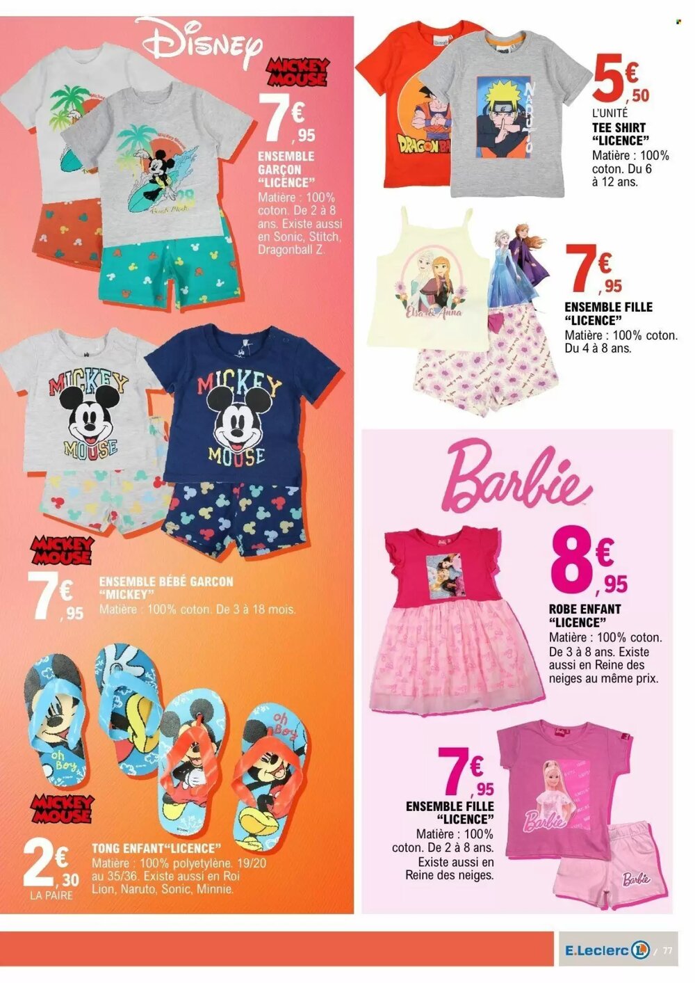 Prospectus promotionnel E.Leclerc valable à partir du 10/02/2026 - Page 77.