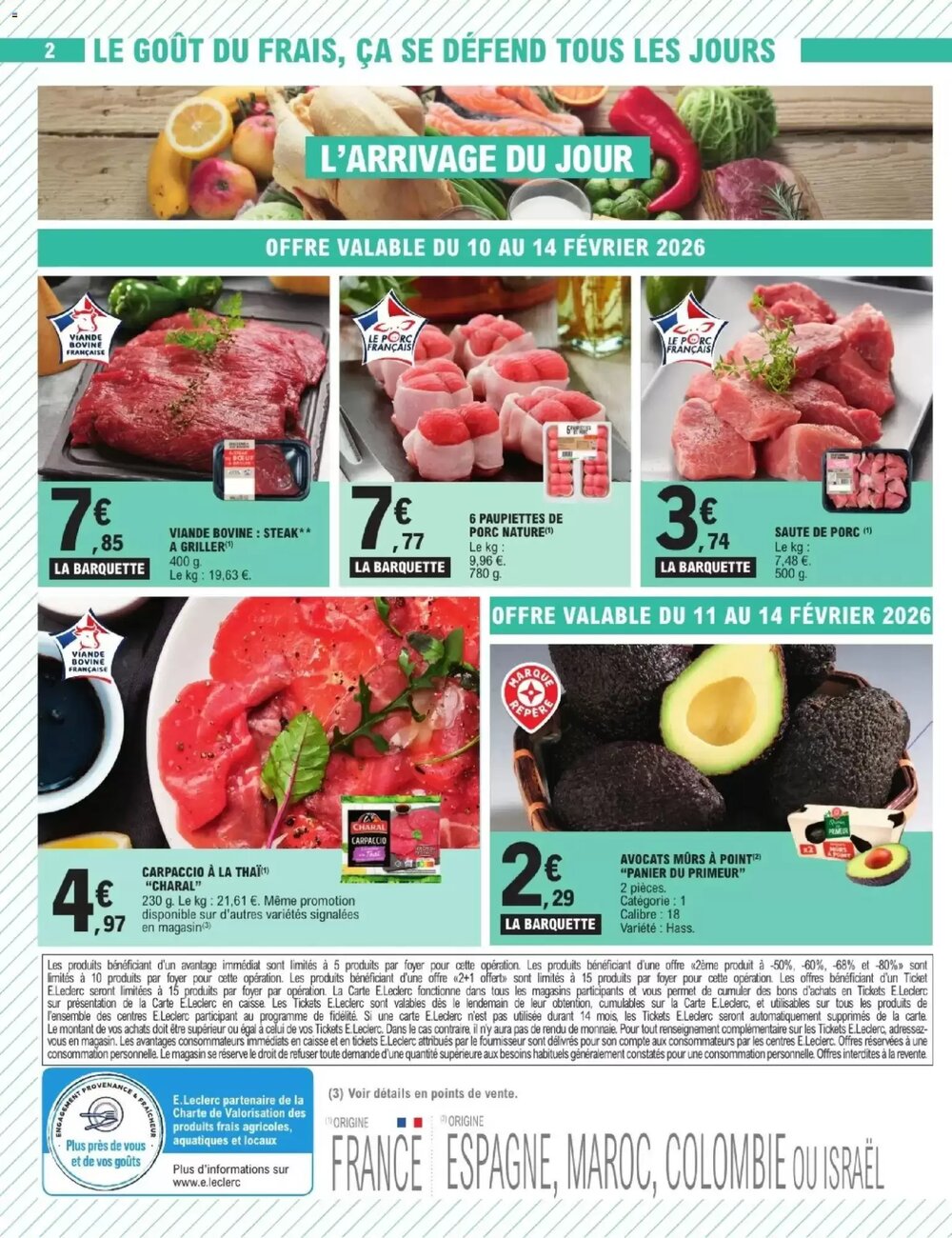 Prospectus promotionnel E.Leclerc Express valable à partir du 10/02/2026 - Page 2.