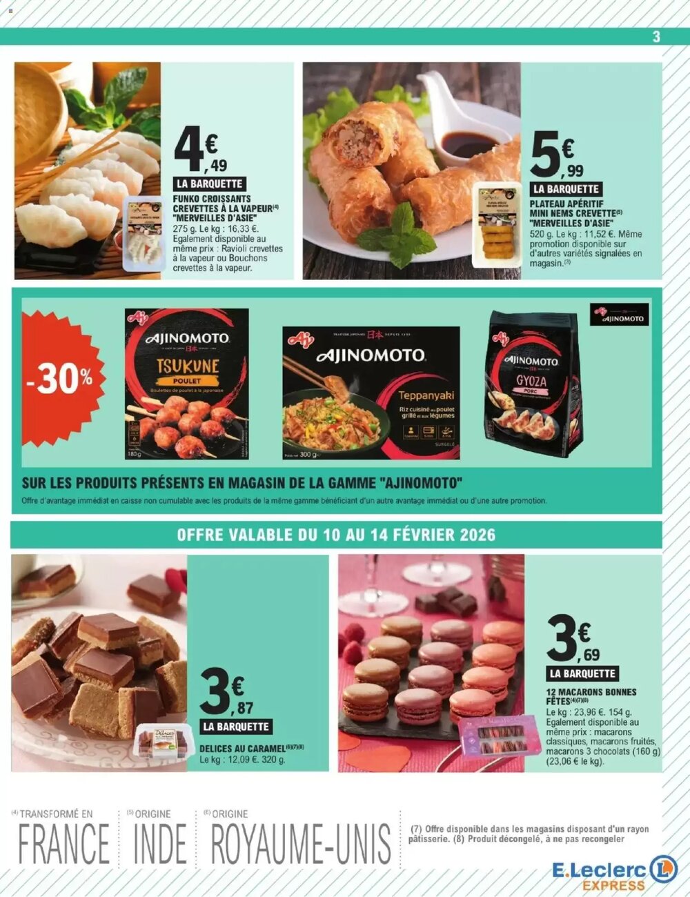 Prospectus promotionnel E.Leclerc Express valable à partir du 10/02/2026 - Page 3.